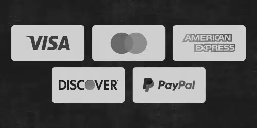 DraftKings banking options banner with logos of VISA, mastercard, AMEX, Discover, and PayPal